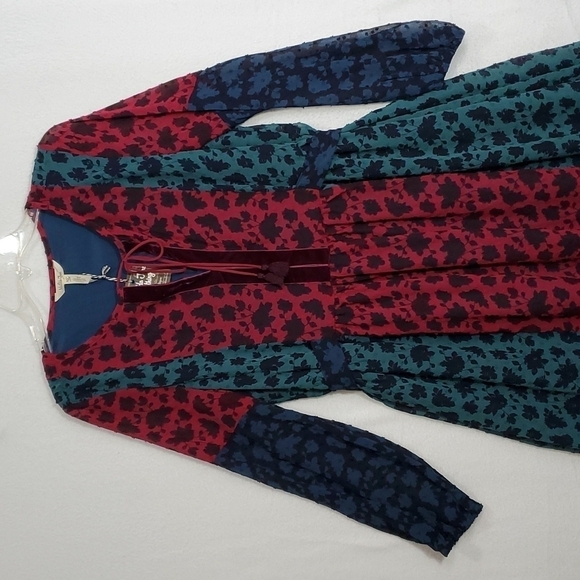 NEW Matilda Jane A LITTLE PARTY Dress Hi Lo Swiss Dot Ties Size M Medium - Picture 4 of 12